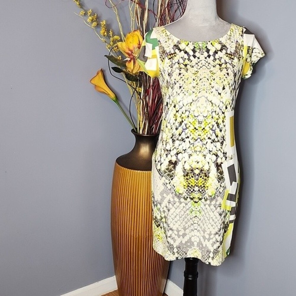ABS Allen Schwartz Cap Sleeve Knit Dress Size Small NWT